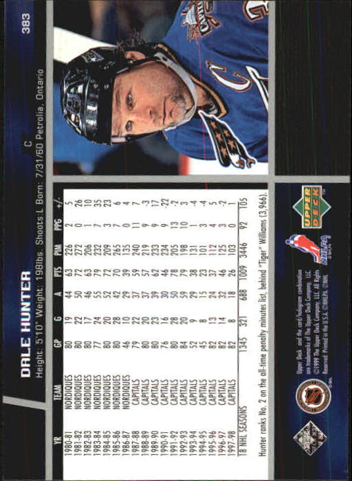 B1597- 1998-99 Upper Deck Hk Cards 1-420 +Rookies -You Pick- 15+ FREE US SHIP - Picture 417 of 449