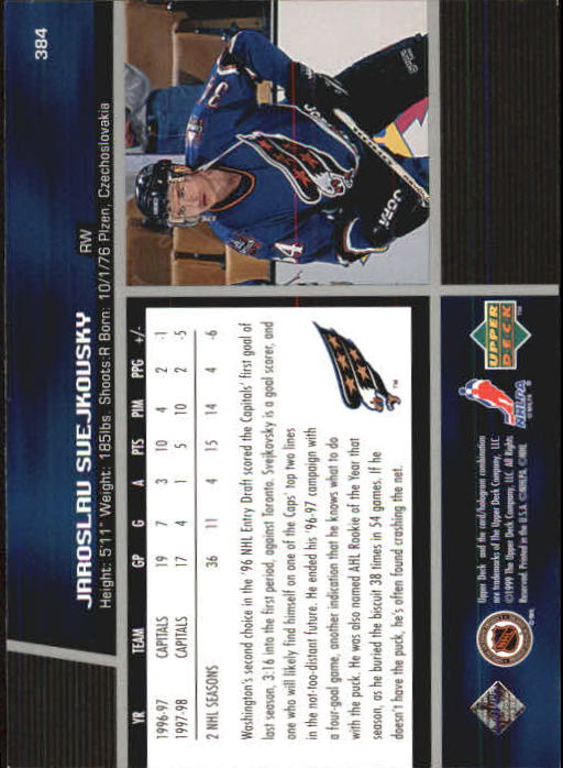 B1597- 1998-99 Upper Deck Hk Cards 1-420 +Rookies -You Pick- 15+ FREE US SHIP - Picture 419 of 449