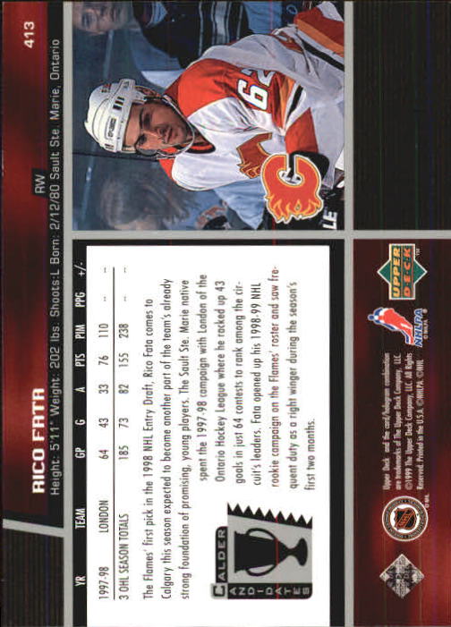 B1597- 1998-99 Upper Deck Hk Cards 1-420 +Rookies -You Pick- 15+ FREE US SHIP - Picture 447 of 449