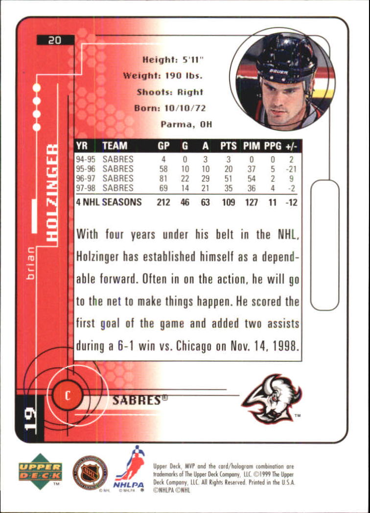 A2307- 1998-99 Upper Deck MVP Hk 1-220 + Einsätze -du Pick- 15 + Gratis US - Bild 41 von 441