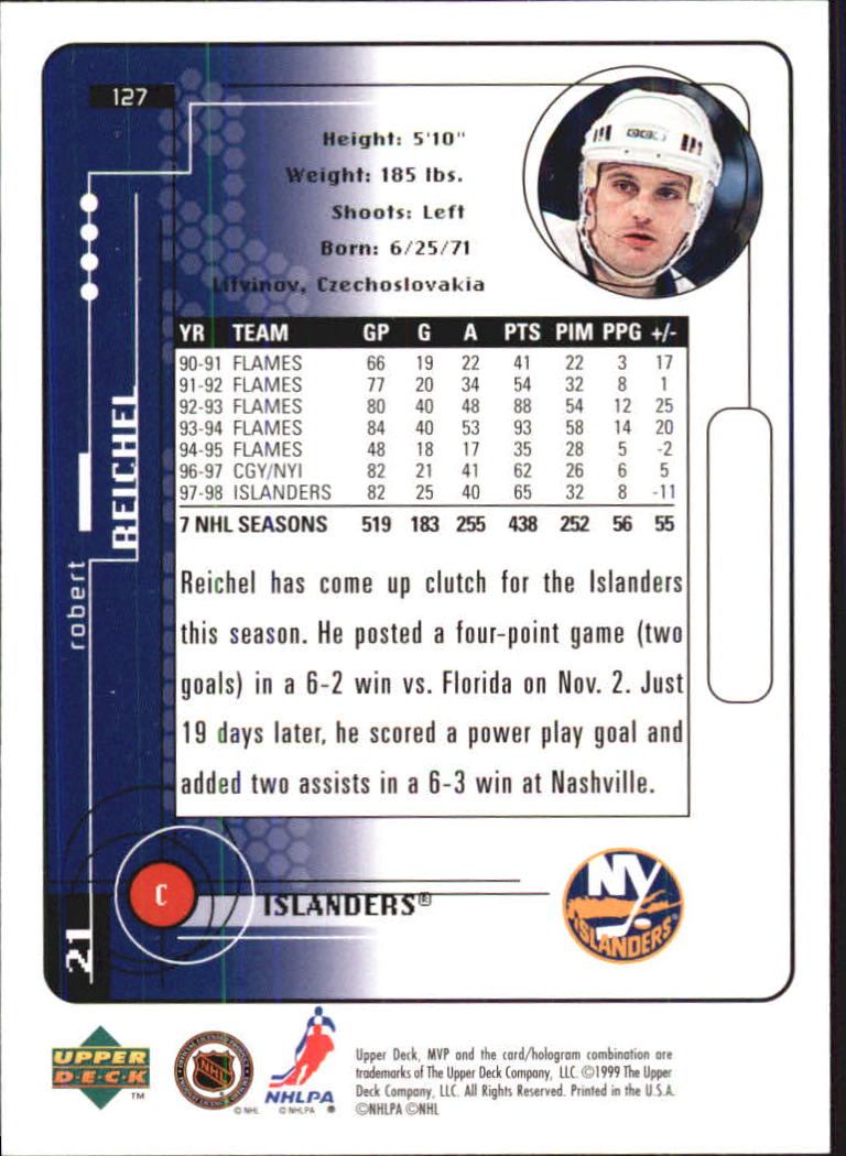 A2307- 1998-99 Upper Deck MVP Hk 1-220 + Einsätze -du Pick- 15 + Gratis US - Bild 255 von 441