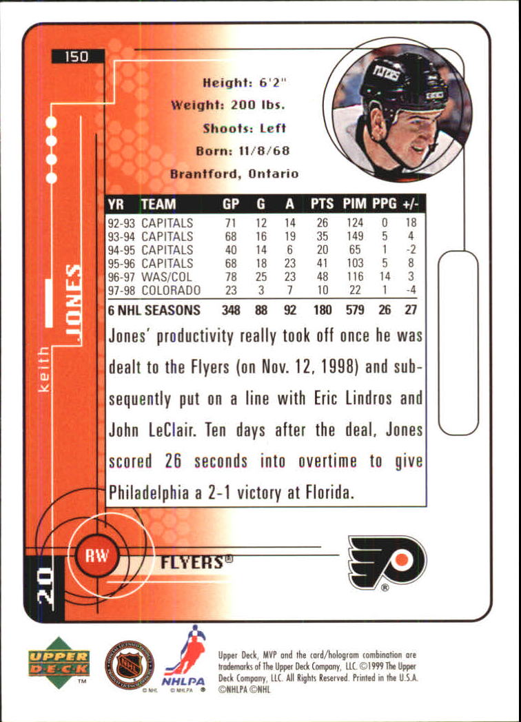 A2307- 1998-99 Upper Deck MVP Hk 1-220 + Einsätze -du Pick- 15 + Gratis US - Bild 299 von 441