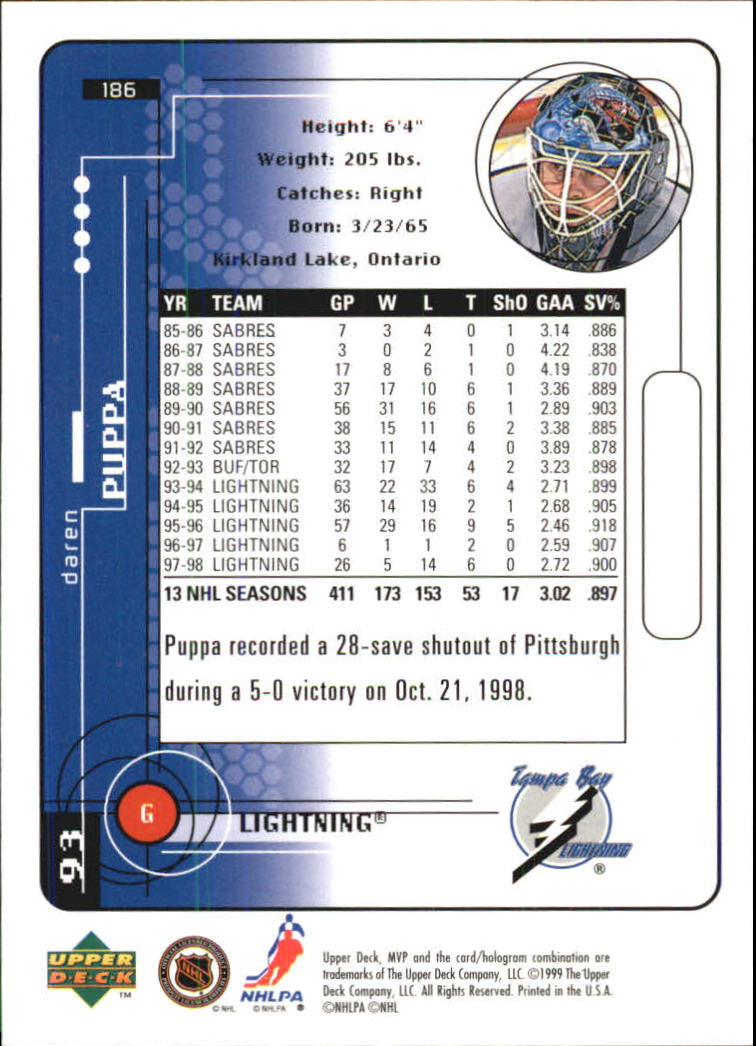 A2307- 1998-99 Upper Deck MVP Hk 1-220 + Einsätze -du Pick- 15 + Gratis US - Bild 371 von 441