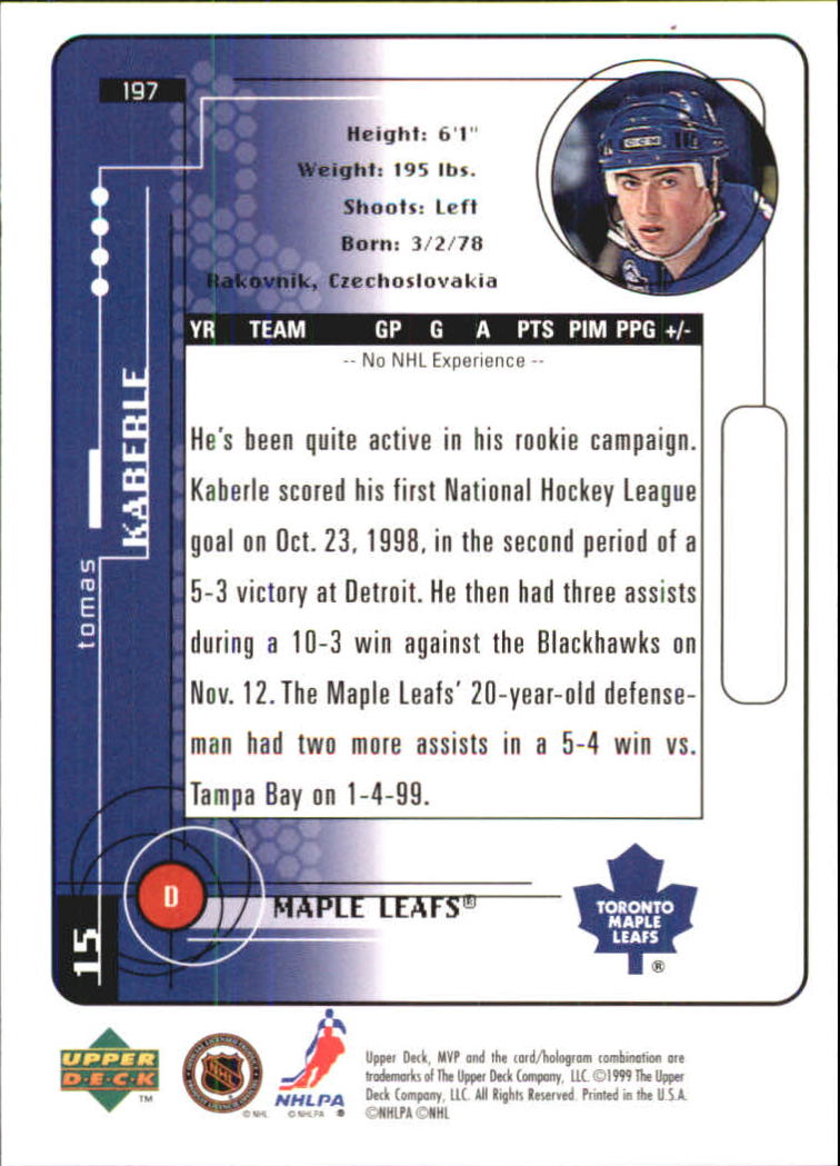 A2307- 1998-99 Upper Deck MVP Hk 1-220 + Einsätze -du Pick- 15 + Gratis US - Bild 393 von 441