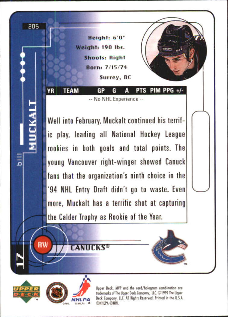 A2307- 1998-99 Upper Deck MVP Hk 1-220 + Einsätze -du Pick- 15 + Gratis US - Bild 409 von 441