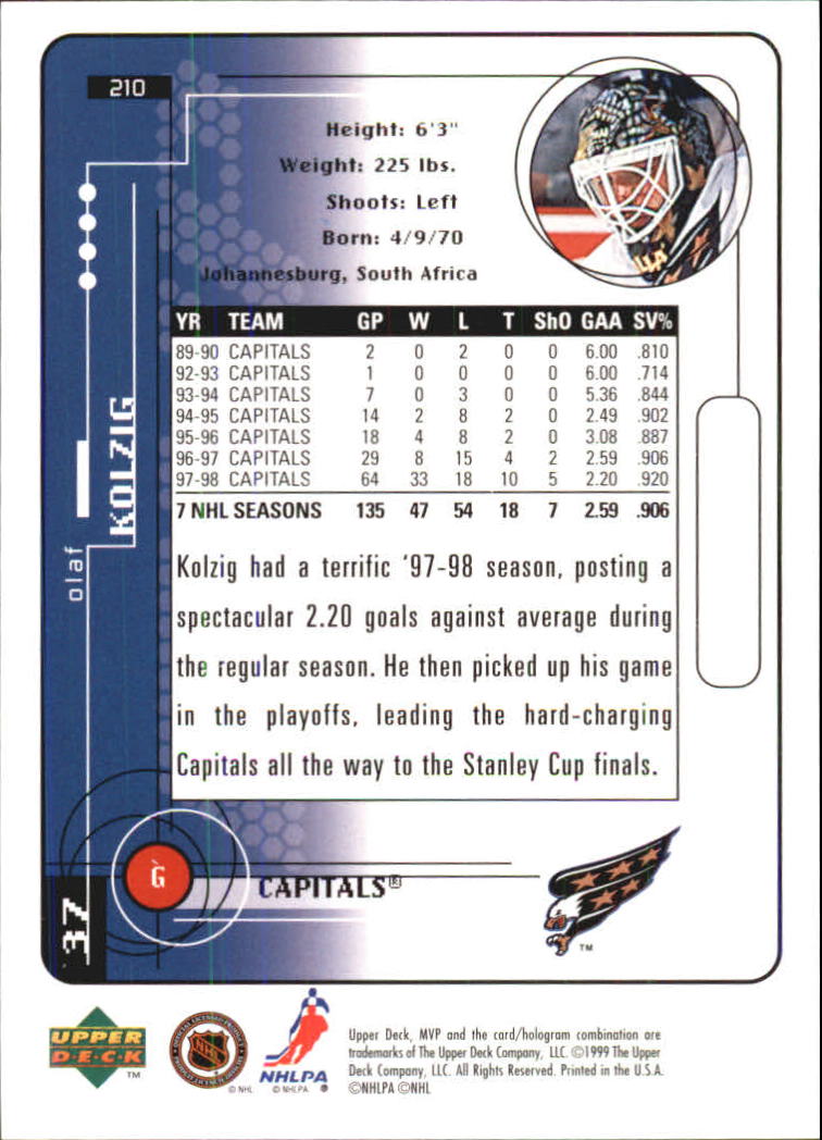 A2307- 1998-99 Upper Deck MVP Hk 1-220 + Einsätze -du Pick- 15 + Gratis US - Bild 419 von 441