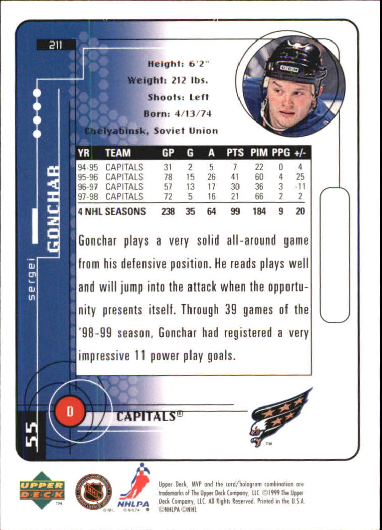 A2307- 1998-99 Upper Deck MVP Hk 1-220 + Einsätze -du Pick- 15 + Gratis US - Bild 421 von 441