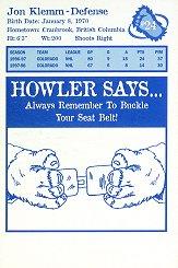 Sports Card Back