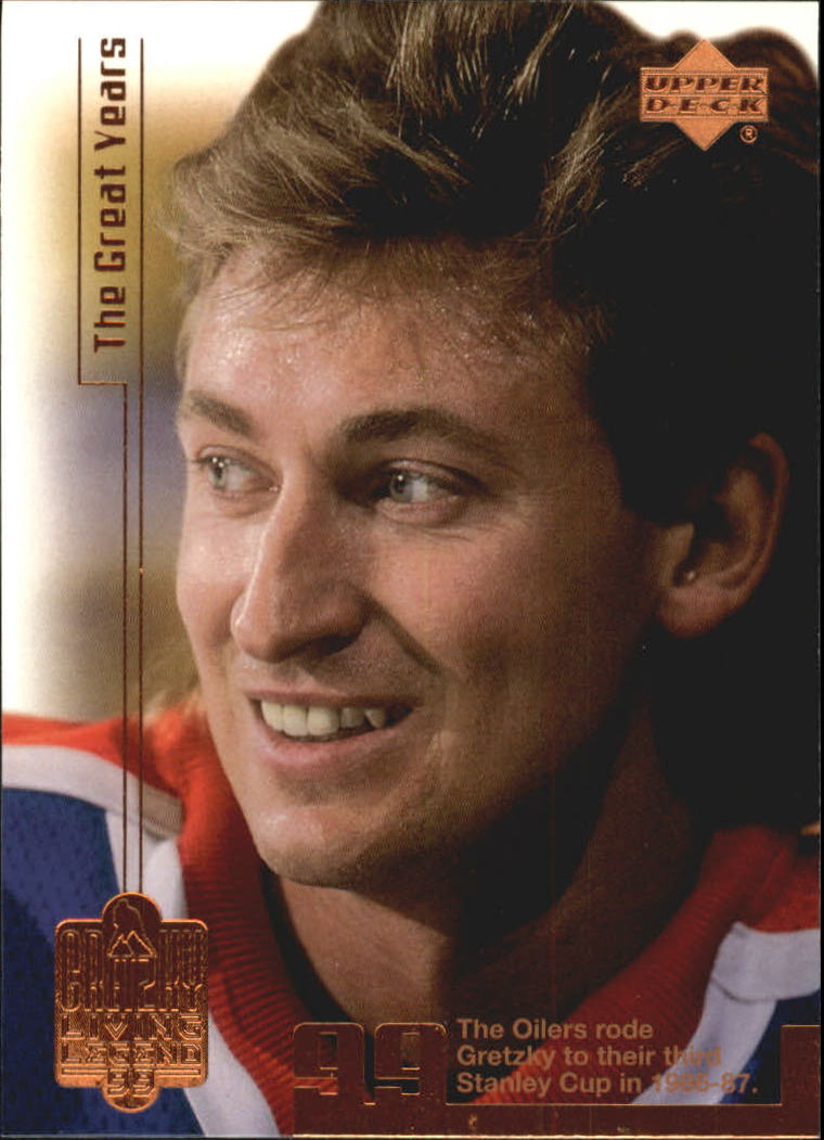 1999 Wayne Gretzky Living Legend #18 Wayne Gretzky 1986-87