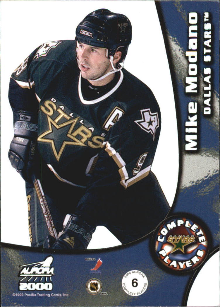 1999-00 Aurora Complete Players #6 Mike Modano back image