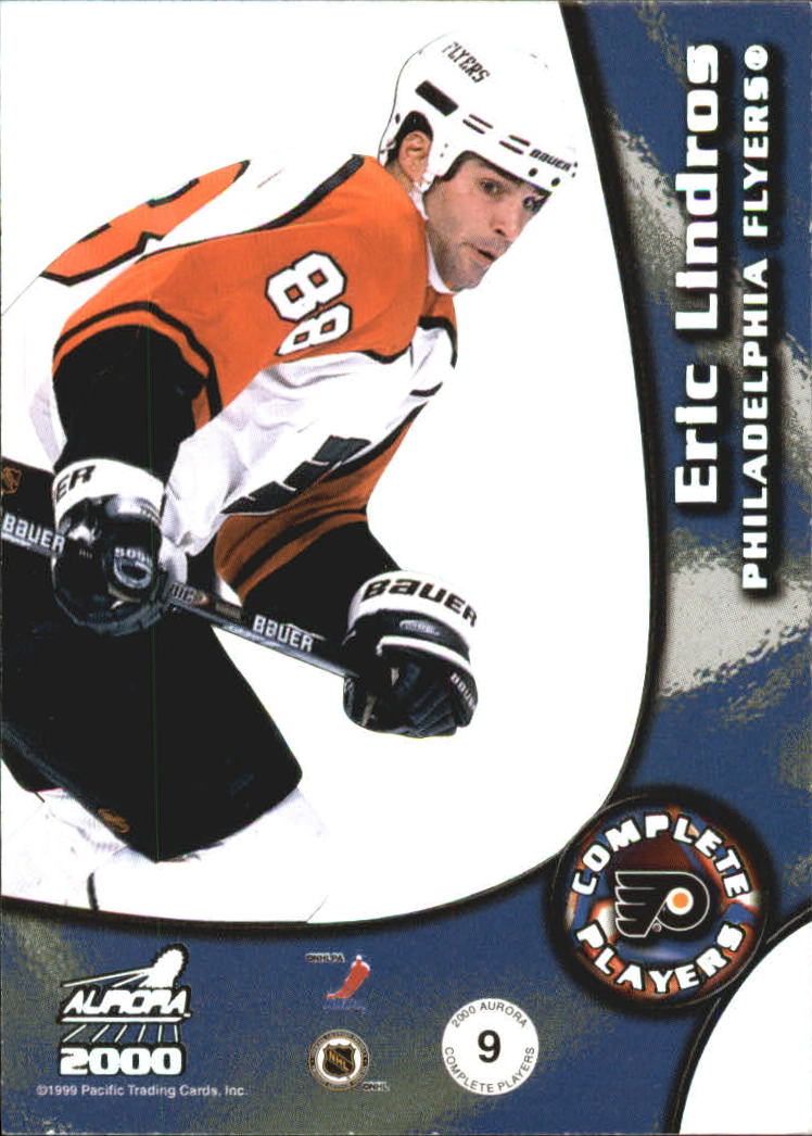 1999-00 Aurora Complete Players #9 Eric Lindros back image