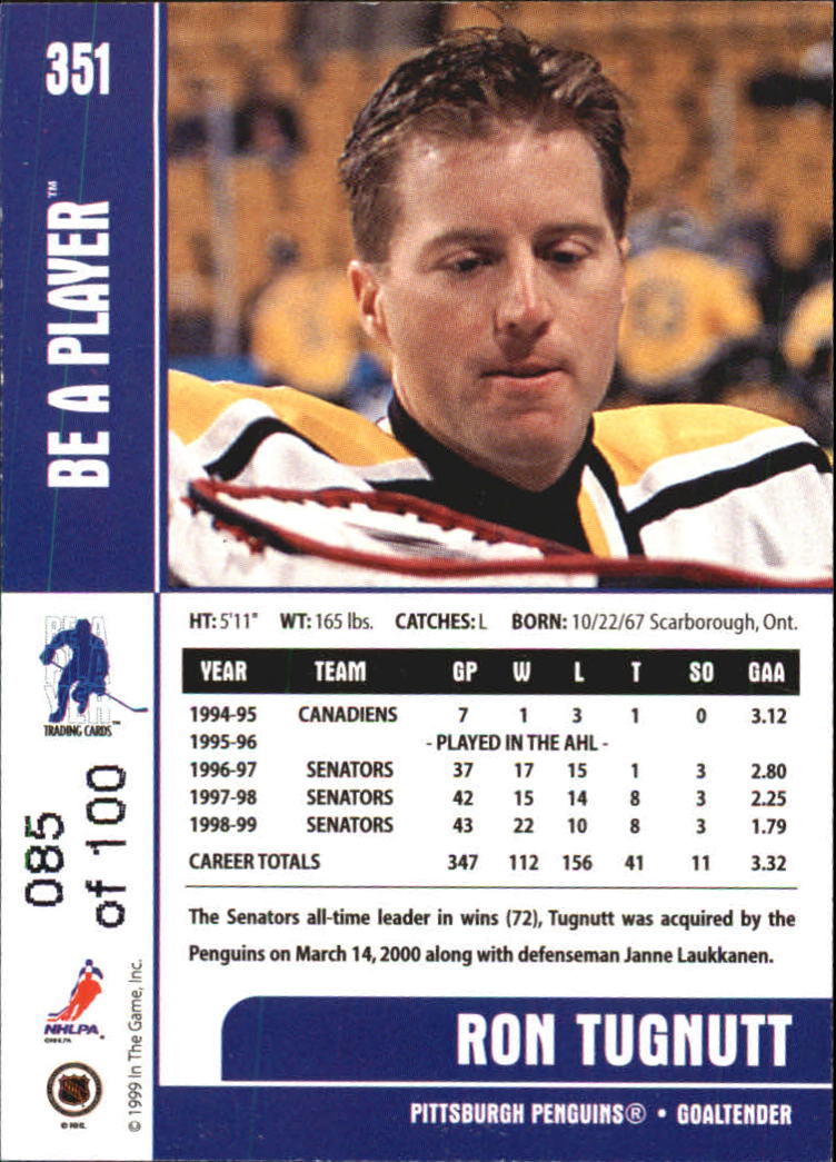 Sports Card Back