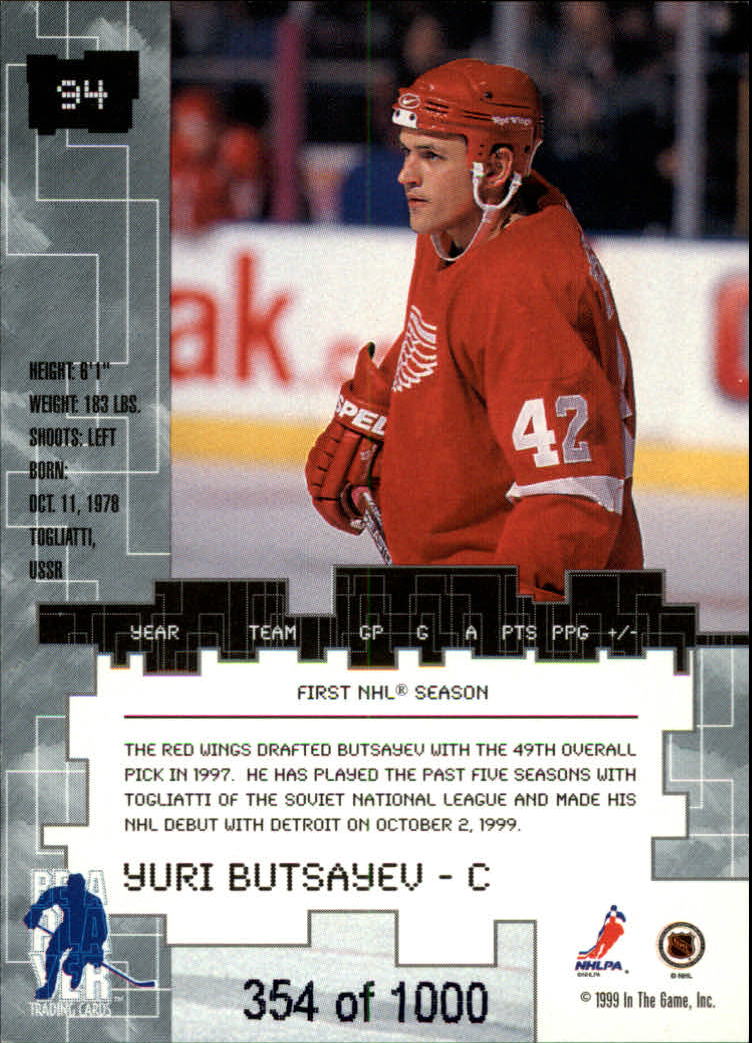 A4982- 1999-00 BAP Millennium Ruby Hk Cards 1-250 -You Pick- 15+ FREE US SHIP - Picture 123 of 329