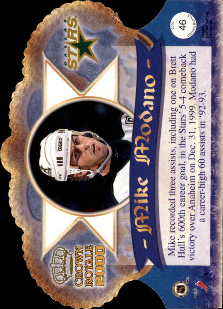 1999-00 Crown Royale Limited Series #46 Mike Modano back image