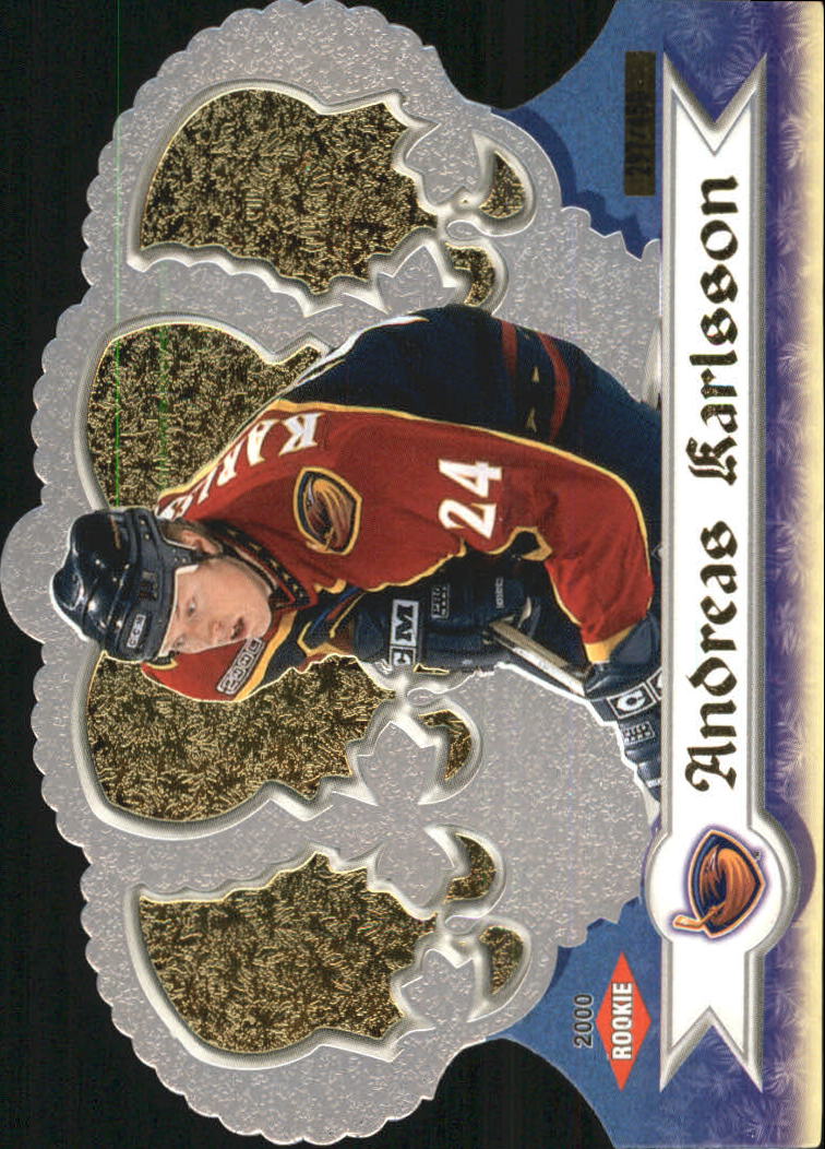 1999-00 Crown Royale Prospects Parallel #7 Andreas Karlsson