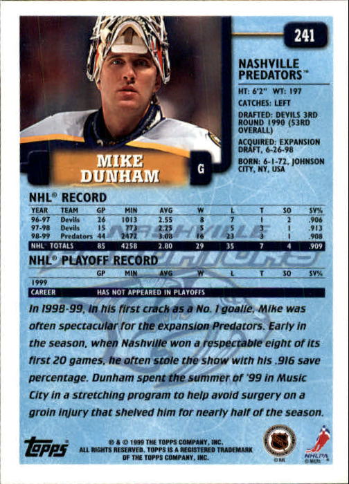 Sports Card Back
