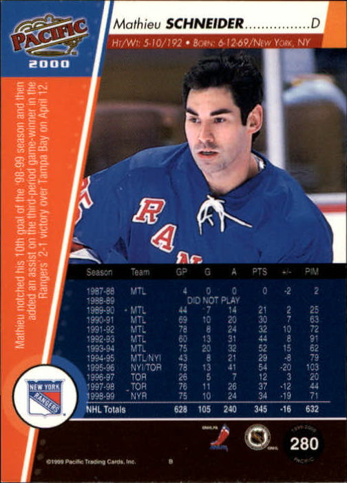 1999-00 Pacific - #437 Peter Bondra