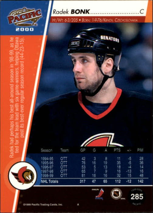 1999-00 Pacific - #437 Peter Bondra