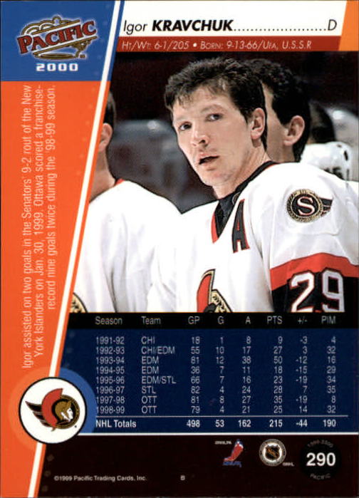 1999-00 Pacific - #437 Peter Bondra