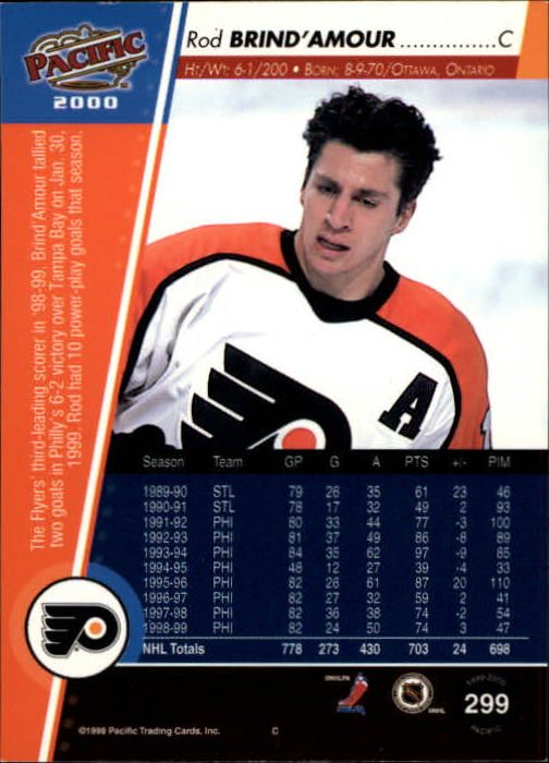 1999-00 Pacific - #437 Peter Bondra