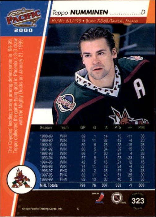 1999-00 Pacific - #437 Peter Bondra