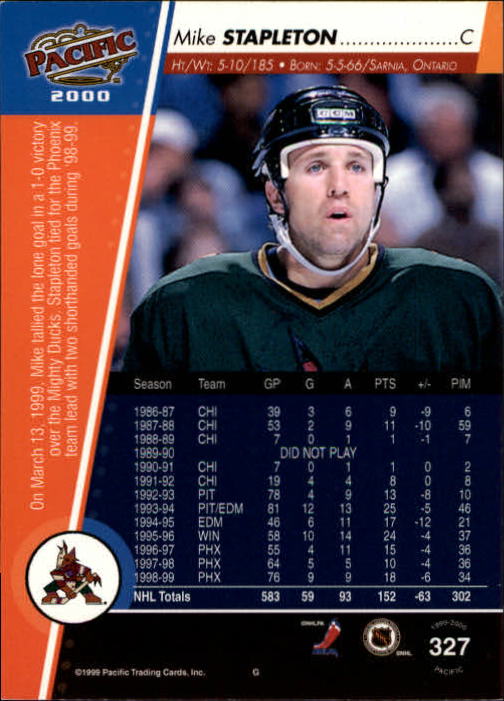 1999-00 Pacific - #437 Peter Bondra