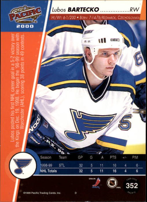 1999-00 Pacific - #437 Peter Bondra