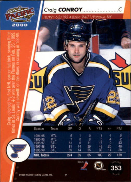 1999-00 Pacific - #437 Peter Bondra