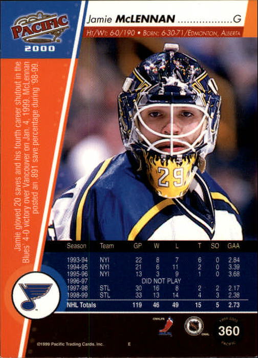 1999-00 Pacific - #437 Peter Bondra