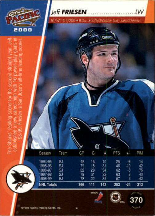 1999-00 Pacific - #437 Peter Bondra