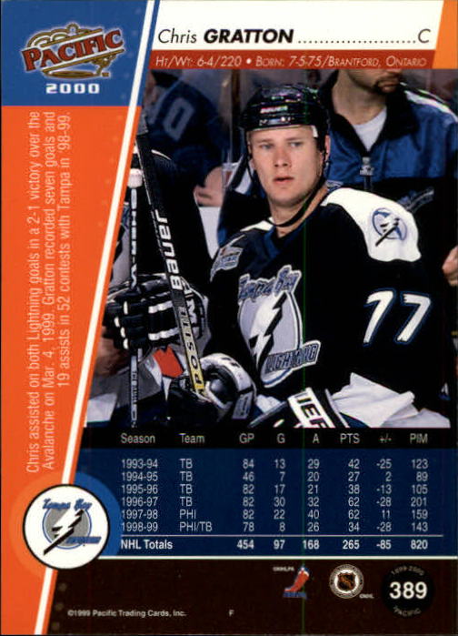 A5566- 1999-00 Pacific Hockey #s 251-450 +Inserts -You Pick- 15+ FREE US SHIP - Picture 211 of 371