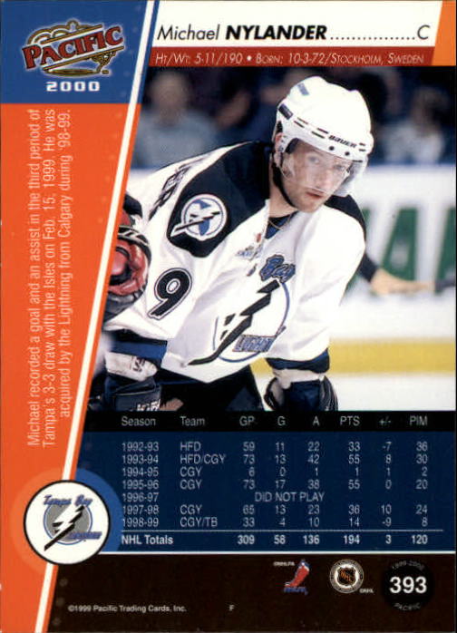 A5566- 1999-00 Pacific Hockey #s 251-450 +Inserts -You Pick- 15+ FREE US SHIP - Picture 219 of 371