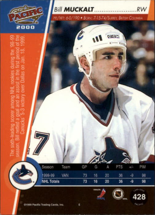 A5566- 1999-00 Pacific Hockey #s 251-450 +Inserts -You Pick- 15+ FREE US SHIP - Picture 281 of 371