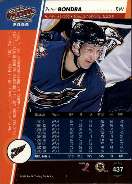 A5566- 1999-00 Pacific Hockey #s 251-450 +Inserts -You Pick- 15+ FREE US SHIP - Picture 297 of 371