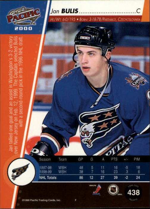A5566- 1999-00 Pacific Hockey #s 251-450 +Inserts -You Pick- 15+ FREE US SHIP - Picture 299 of 371