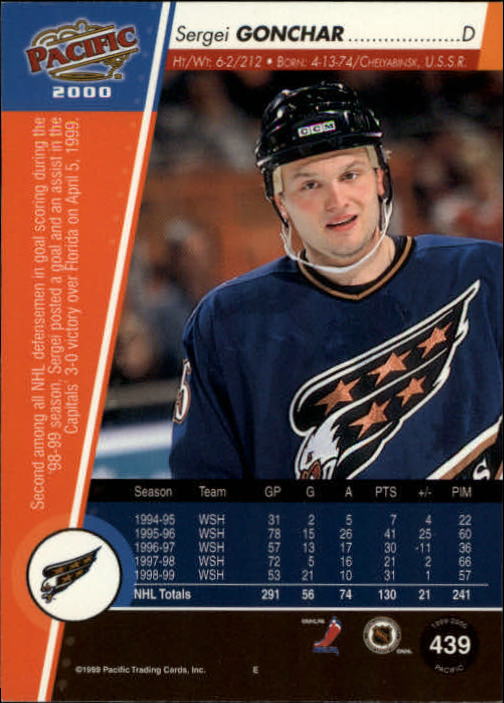 A5566- 1999-00 Pacific Hockey #s 251-450 +Inserts -You Pick- 15+ FREE US SHIP - Picture 301 of 371