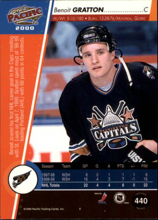 A5566- 1999-00 Pacific Hockey #s 251-450 +Inserts -You Pick- 15+ FREE US SHIP - Picture 303 of 371