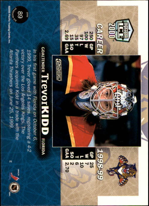 1999-00 Pacific Dynagon Ice - #26 Joe Thornton