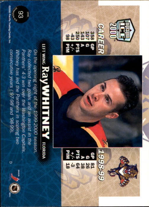 1999-00 Pacific Dynagon Ice - #26 Joe Thornton