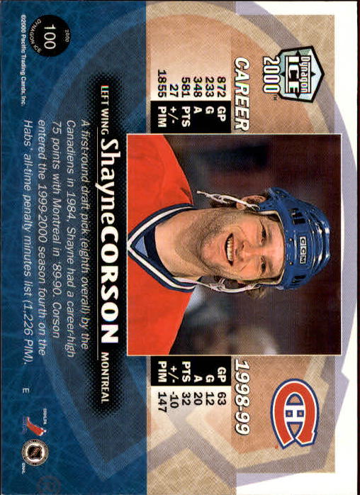 A9009- 1999-00 Pacific Dynagon Ice Hk Cards 1-204 -You Pick- 15+ FREE US SHIP - Picture 195 of 407