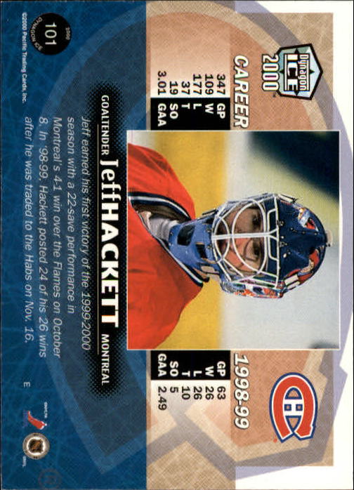 A9009- 1999-00 Pacific Dynagon Ice Hk Cards 1-204 -You Pick- 15+ FREE US SHIP - Picture 197 of 407