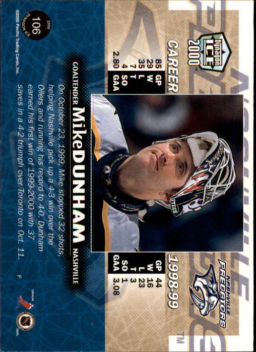 A9009- 1999-00 Pacific Dynagon Ice Hk Cards 1-204 -You Pick- 15+ FREE US SHIP - Picture 207 of 407