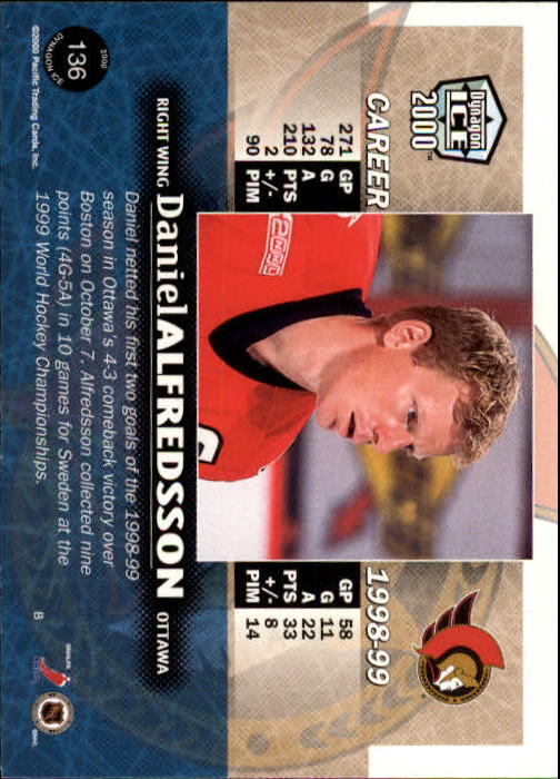 A9009- 1999-00 Pacific Dynagon Ice Hk Cards 1-204 -You Pick- 15+ FREE US SHIP - Picture 267 of 407