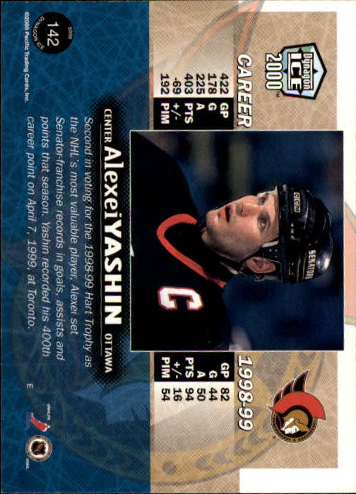 A9009- 1999-00 Pacific Dynagon Ice Hk Cards 1-204 -You Pick- 15+ FREE US SHIP - Picture 279 of 407