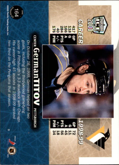 A9009- 1999-00 Pacific Dynagon Ice Hk Cards 1-204 -You Pick- 15+ FREE US SHIP - Picture 321 of 407