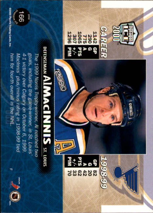 A9009- 1999-00 Pacific Dynagon Ice Hk Cards 1-204 -You Pick- 15+ FREE US SHIP - Picture 325 of 407