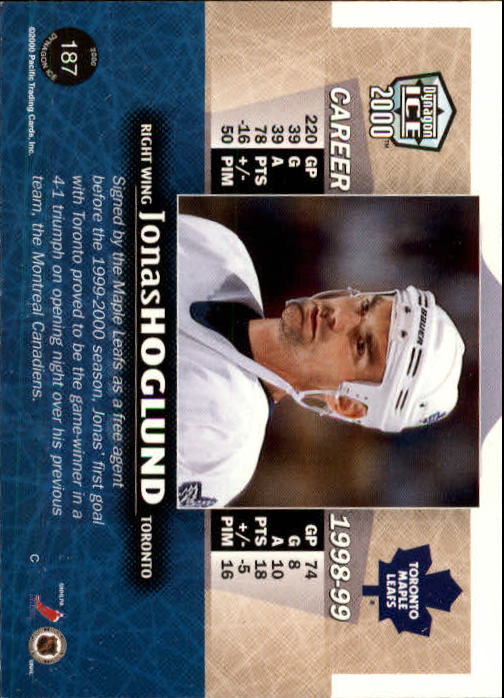 A9009- 1999-00 Pacific Dynagon Ice Hk Cards 1-204 -You Pick- 15+ FREE US SHIP - Picture 367 of 407