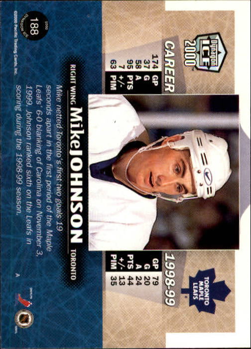 A9009- 1999-00 Pacific Dynagon Ice Hk Cards 1-204 -You Pick- 15+ FREE US SHIP - Picture 369 of 407