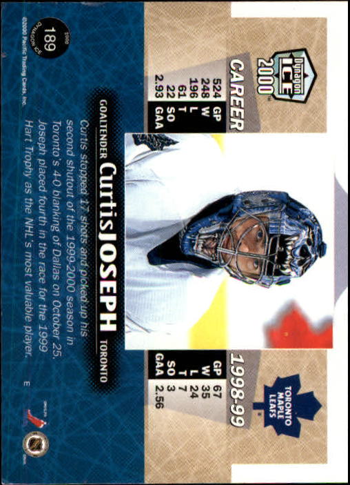 A9009- 1999-00 Pacific Dynagon Ice Hk Cards 1-204 -You Pick- 15+ FREE US SHIP - Picture 371 of 407