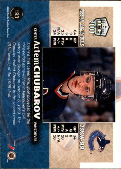 A9009- 1999-00 Pacific Dynagon Ice Hk Cards 1-204 -You Pick- 15+ FREE US SHIP - Picture 379 of 407